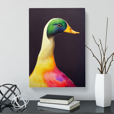 Watercolour Duck Vol.4 - Wrapped Canvas
