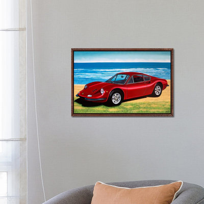 Ferrari Dino by Paul Meijering - Painting on Canvas