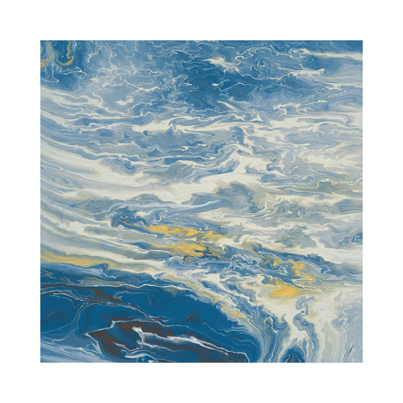 Cool Oasis by Roberto Gonzalez - Wrapped Canvas Painting, 30.48 cm H x 30.48 cm W