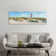 Sylt Panorama With Lighthouse List Ost by Jan Becke - Panoramic Gallery-Wrapped Canvas Giclée on Canvas