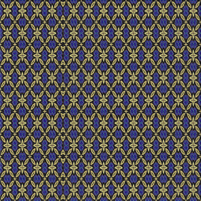 Tapis décoratif bleu