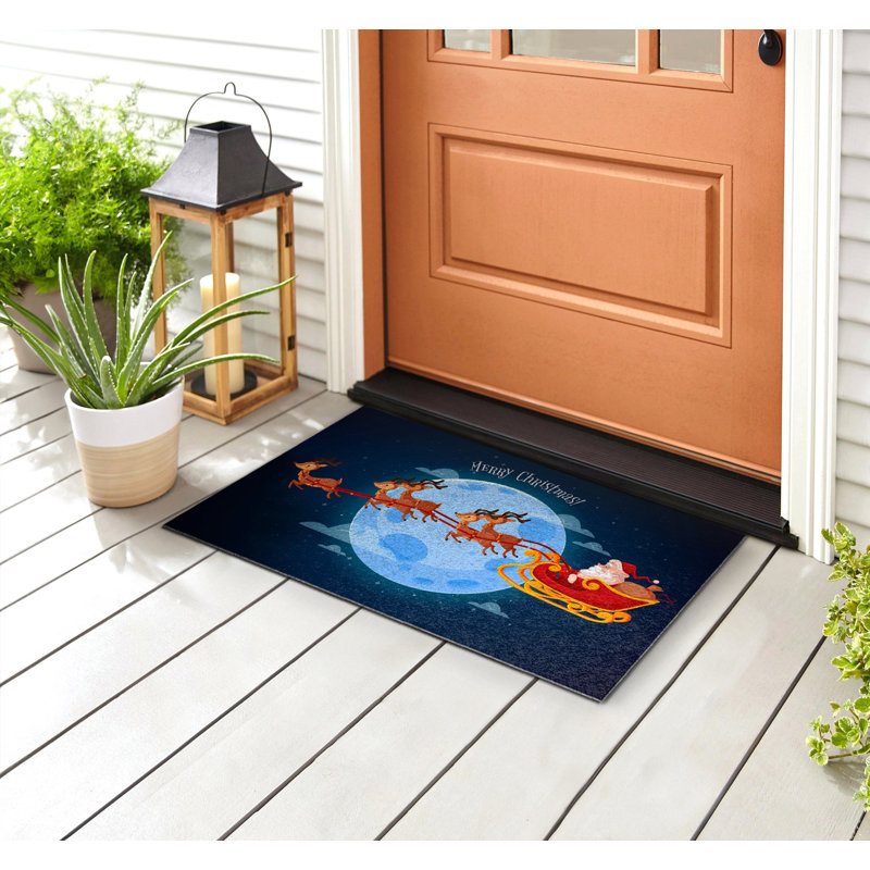 Non-Slip Christmas Outdoor Doormat
