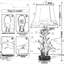 Ensemble de 2 lampes de table Antler
