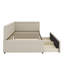 Lit de jour simple en L double avec rangement en L-1437615137
