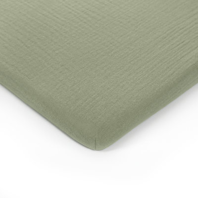 Comfy Cubs Muslin Bassinet Sheet - 100% Soft Cotton Fabric, Breathable & Gentle for Baby’s Sensitive Skin - Universal Fit