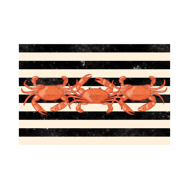 Crab Dance - Wrapped Canvas Print, 101.6 cm H x 66.04 cm W x 1.91 cm D