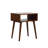  Zoe Solid Oak Wood Nightstand, Mid Century Modern Side Table Bedroom without Drawer-1929879702