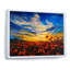 Red Poppy Fields Ii - reproduction d'art sur toile-1330935491-1330935501