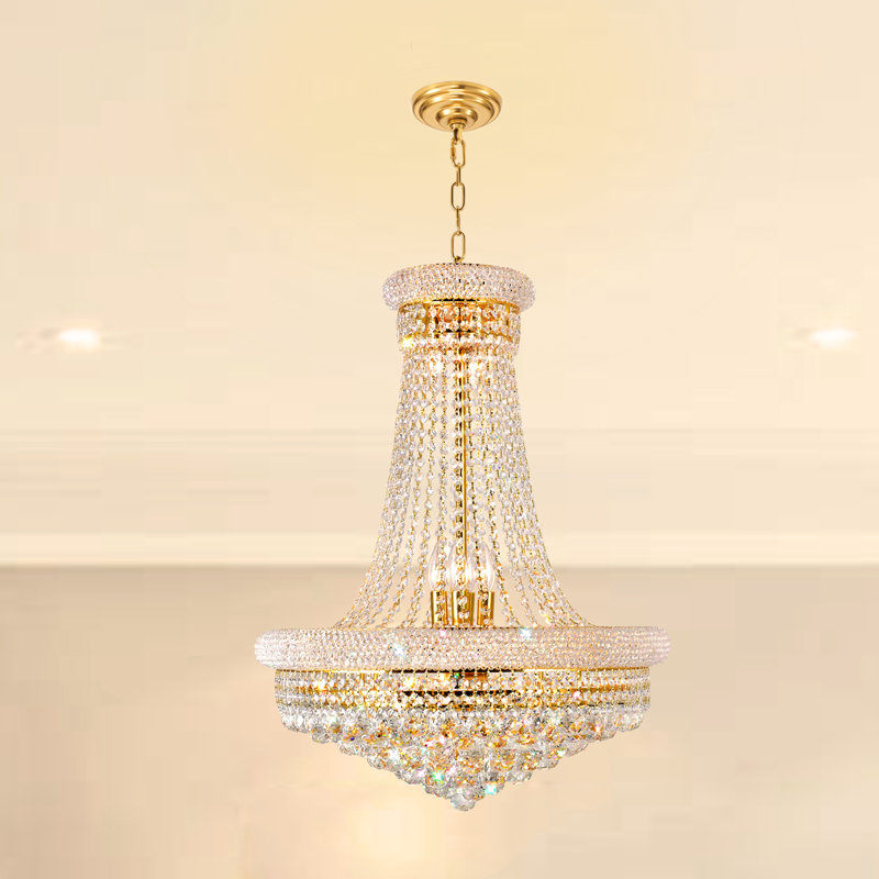Kathrean 13 - Light Dimmable Chandelier with Crystal Decoration