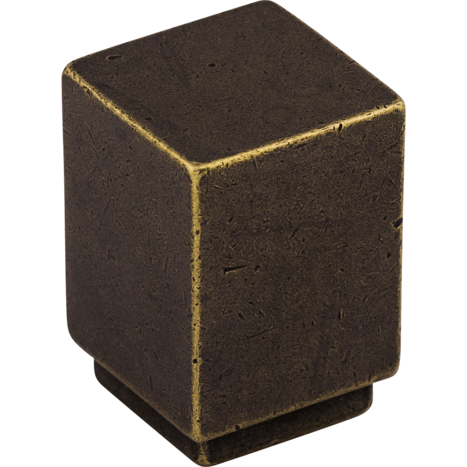 Linear 3/4" Length Square Knob, German Bronze