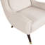 Chaise d'appoint moderne à oreilles rembourrée beige en bois massif avec meubles de luxe-1955621954