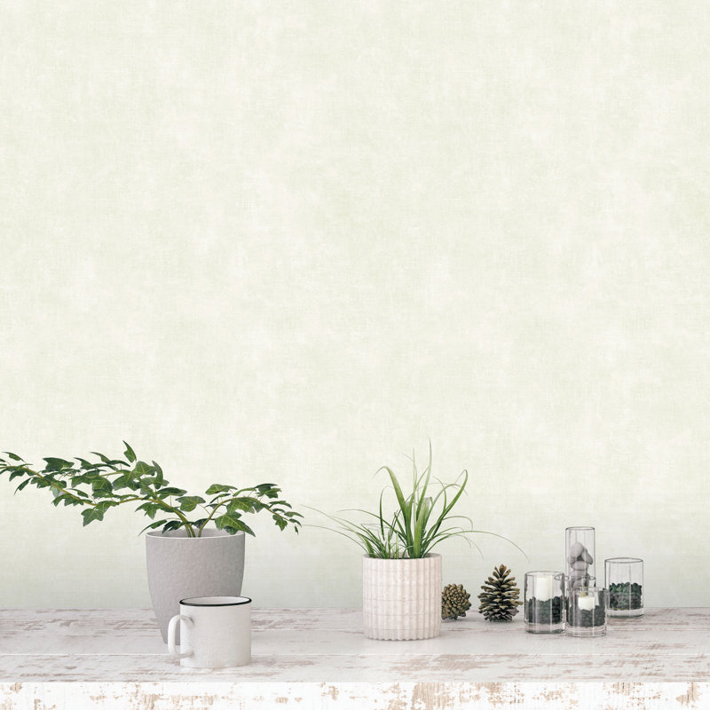 Latvia 10m x 52.8cm Textured Matte Wallpaper Roll, Green