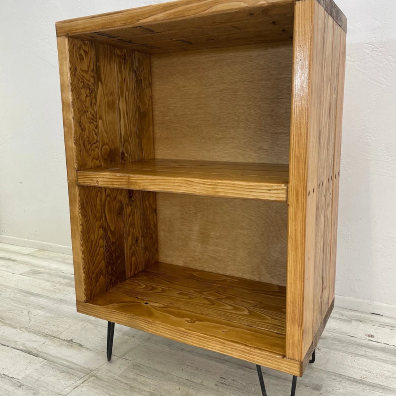Rangement pour disques vinyles à double pile
