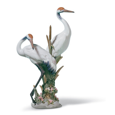Figurine de grues de couronner