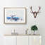 Whale Tail From The Ocean Watercolour - Picture Frame Graphic Art-56882108-56882109