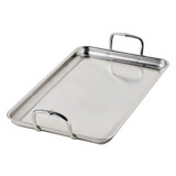 Double Burner Griddle W/flared Rim 