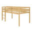 Lit mezzanine simple en bois avec échelle incluse