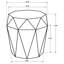 Table d'appoint Pringle Grey-442203107