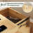 2-Drawer Nightstand With Light-1699569714