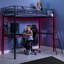 X Rocker Icarus XL High Sleeper Loft Gaming Bed with Built-in-Desk