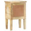 Aranca 40cm W Solid Wood Bedside Table
