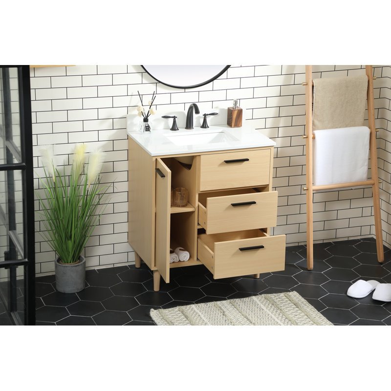 Ensemble de meuble-lavabo simple 30 po Baldwin, Érable