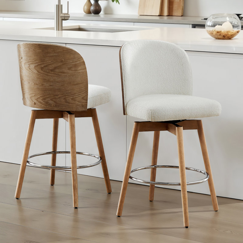 Tabouret de comptoir pivotant Tomlin