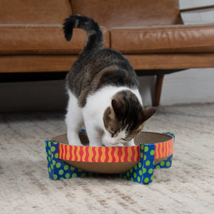 PetStages Scratch, Snuggle & Rest Corrugated Cat Scratcher With Catnip