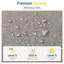 Canapé de patio 75 po 3 places toutes saisons en métal avec coussins épais beige et structure kaki-1575903560