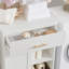Wood Cabinet Laundry Hamper with Handles