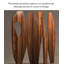 Paravent abstrait en bois