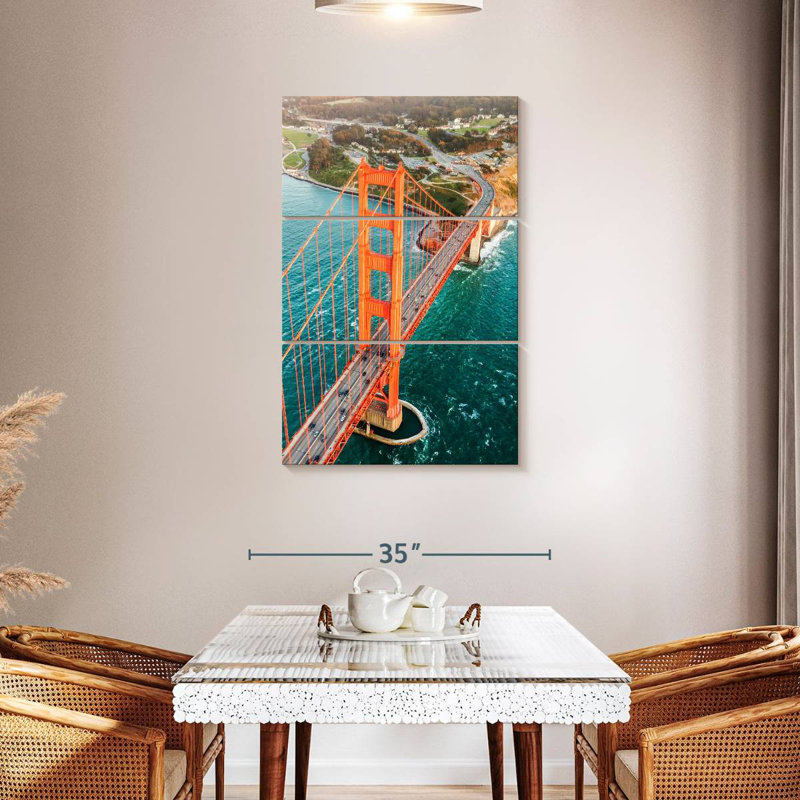 Nicci, le célèbre pont Golden Gate, H 32 po x l 20 po