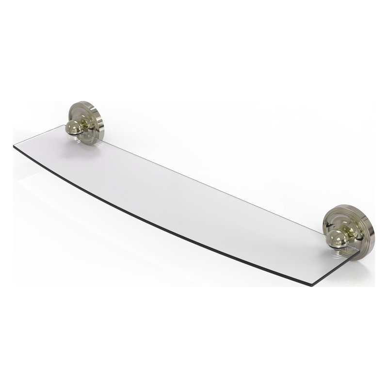 Gober Bracket Shelf, Polished Nickel, 24"