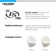 Houzer 32 in Biscuit Fireclay Apron Front 50/50 Double Sink w/ Strainer,Grids-PTD-6400 WH-C