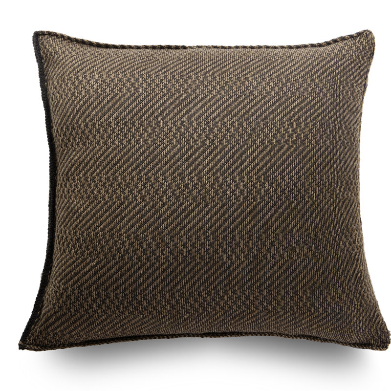 Square Throw Cushion, Brown