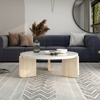 Table basse Nordic Minimalist Terrazzo