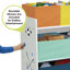 Organisateur de jouets de luxe à bacs multiples avec bacs de rangement-1206792369
