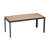 Rectangular Patio Coffee Table with Metal Frame