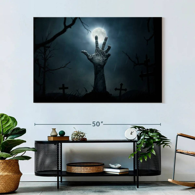 Graveyard Zombie Hand, 34" H x 51" W