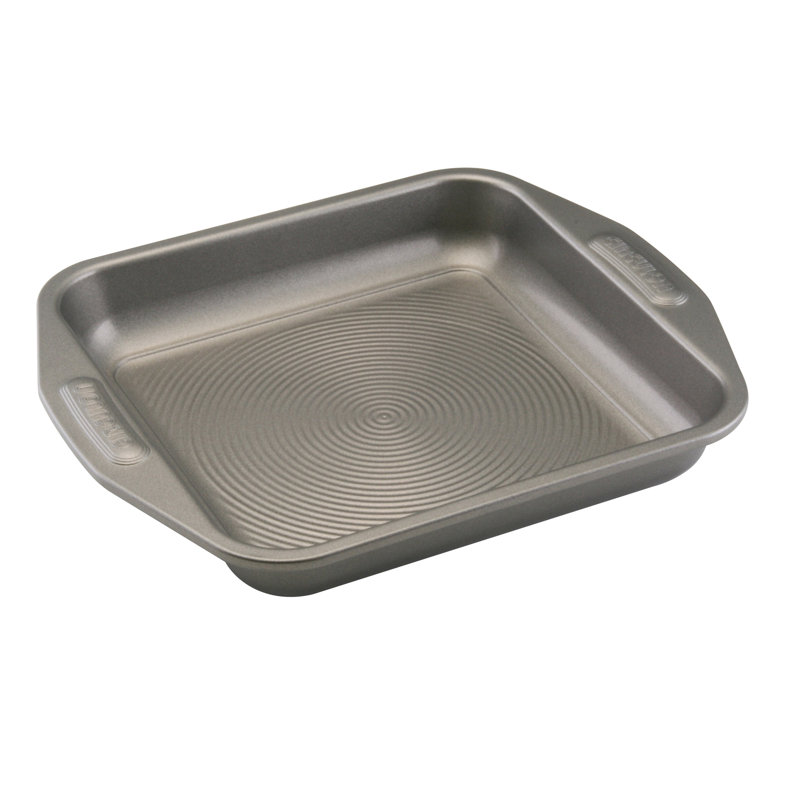 Circulon Nonstick Bakeware Square Cake Pan / Baking Pan, 9 Inch - Gray
