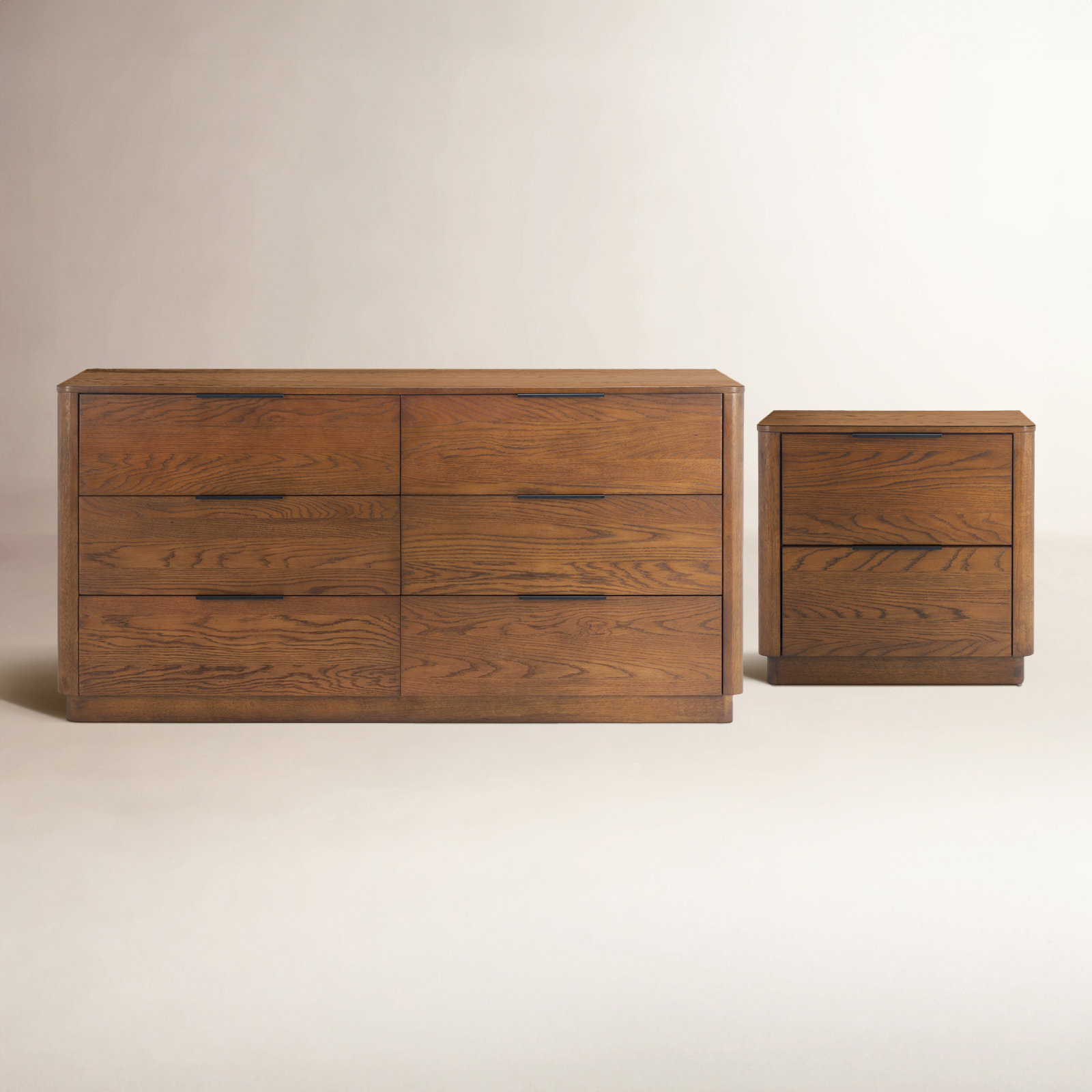 Tahani Bedroom Set, Walnut/Black