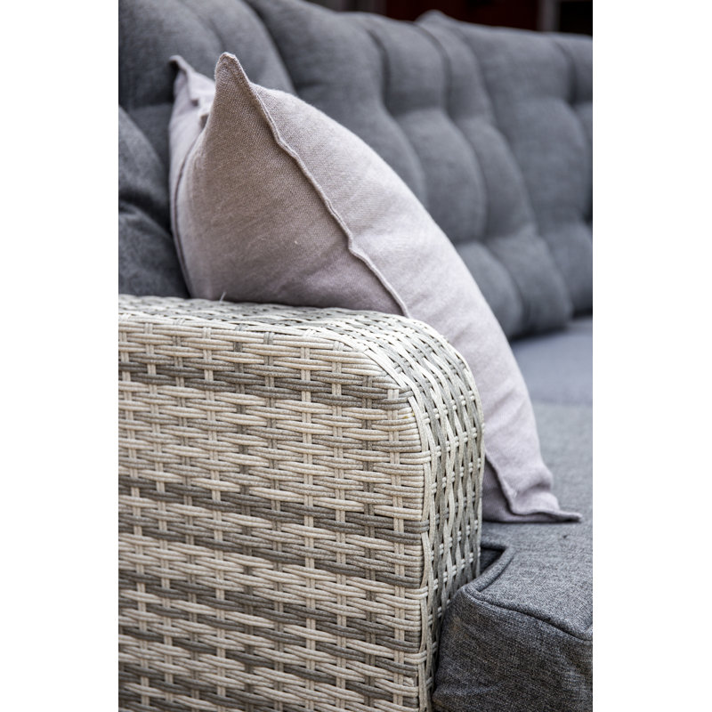 Mishti 5 Seater Rattan Corner Sofa Set