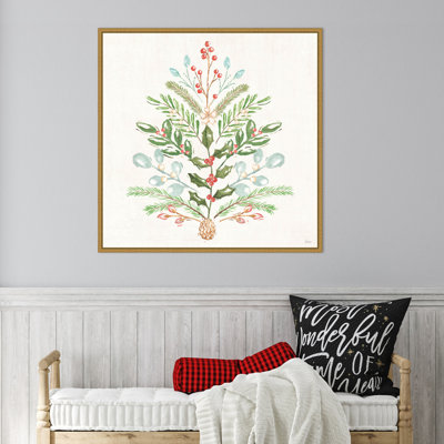 «Elegant Holiday V» par Véronique Charron, reproduction d'art sur toile encadrée