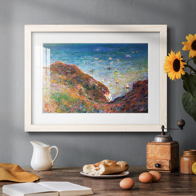 " On The Cliffs Of Pour Ville, Fine Weather By Monet "