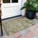 Machine Washable Indoor/Outdoor Chantille ACN1107 Brown Rug