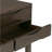 Harper 40"W Solid Wood Mid-Century Modern Sofa Table with 4 Drawers, Notched Handles and Tapered Legs
