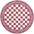 Ivory/Burgundy