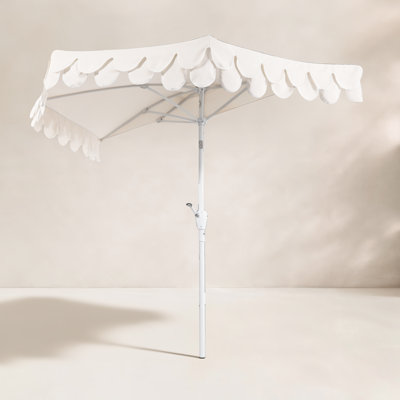 Indie 108'' Scalloped Tilt Top Outdoor Umbrella