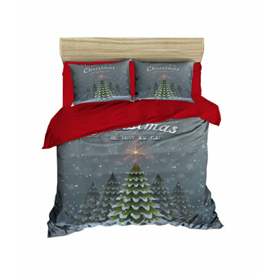 Bruton Polyester No Pattern Duvet Cover Set with Pillowcases Included