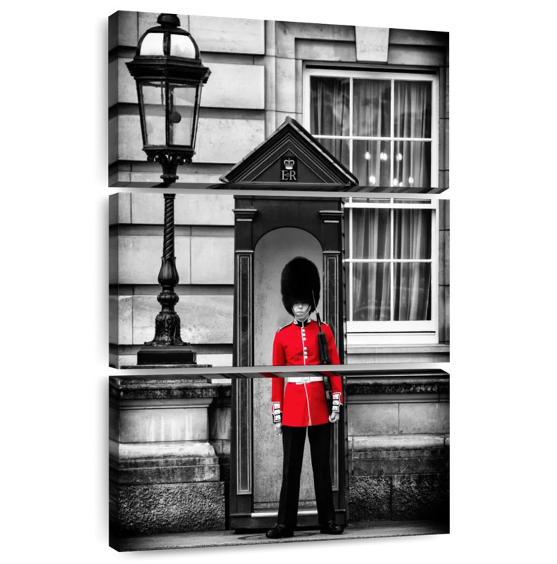 Nicci Buckingham Palace Guard London, 65" H x 42" W
